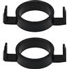eMagTech 2x H7 LED Base Adattatore Titolare Faro Lampadina Presa Fermo Clip Nero Compatibile con 508 2008 3008 C5 DS5 DS6