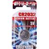 Maxell CR2032 Batteria al Litio, 3V, Argento, 1 pezzo