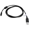 Mobile-Laden USB Cavo compatibile con Sony Cyber-shot DSC-S650, 1,5 metro, sostituito: AD81-00735A, EA-CB08U12, CB-USB7, I-USB7, EMC-5, UC-E6
