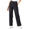 ONLY Onlaya-Astrid HW Wide Pant Pnt Pantaloni in Tessuto, Nero, 40W x 30L Donna