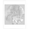 BIRAPA Cornice portafoto in plastica Easy 80 x 80 cm in bianco con vetro sintetico