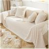 uyeoco Copridivano 3/4/5/2 Posti Coperta Divano con Penisola Destra/Sinistra Multiuso Coperta Fodera per Divano Forma di L Antipolvere Protettiva Copriletto (Color : #22, Size : 180x420cm)