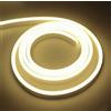 ONSSI® Strisce LED Neon 220v (Bianco Neutro,2M),12w/m COB Luce a Corda ad Alta Luminosità,Ogni Taglio 10 cm, Impermeabile IP65 con Interruttore e Adesivo,Nastri LED Neon per Uso Interno ed Esterno