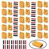 HUAZIZ 15 Paia XT30 Battery Connettore,Connettore Circolare Maschio Femmina XT30, XT30 Maschio & Femmina Bullet Connettore Spine con Tubo Termorestringente, per RC Lipo