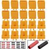 HUAZIZ 10 Paia XT30U Maschio-Femmina Connettori, Maschio Femmina Bullet Connettori Spine,XT30U Spina Connettore Corrente, XT30 Connettore per Batteria,For RC Lipo Battery