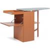 Foppapedretti LOSTIRONOCE Asse da Stiro Legno 101 x 49 cm Ripiegabile Alluminio, Cotone, Poliestere