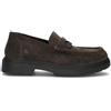 GEOX Mocassino uomo marrone in suede