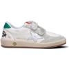GOLDEN GOOSE - BALL STAR STRAP Sneaker ragazzo bianca in pelle