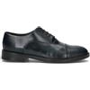 NEROFUMO Stringata uomo blu in pelle