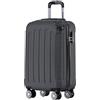 TRVLMORE Trolley Bagaglio a Mano 55x40x20 - Valigia Bagaglio a Mano 55x40x20 - Valigia 10 kg - Valigie Trolley - Valigia Piccola - Trolley da Cabina - Trolley da Viaggio - Nero