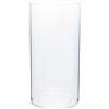 Royal Imports Vaso per fiori in acrilico cilindrico, centrotavola decorativo per casa o matrimonio, in plastica infrangibile, 12,7 x 25,4 cm, rotondo, trasparente