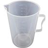 ARMYJY Brocche graduate in plastica trasparente da 5000/2000/1000/500/250 ml (2000 ml)