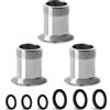 CNYMANY 3 Pezzi Adattatore per Rubinetto, CNYMANY Heighten Maschio M22 mm a Maschio M16 mm filettatura fine adattatore per aeratore da cucina adattatore per rubinetto per lavandino