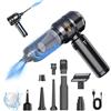 BelonLink Aspirabriciole Senza Fili, 16000Pa/100W Aspirabriciole Portatile, Aspirapolvere Auto 6000mAh Ricaricabile Aspirapolvere, Soffiatore e Pompa per Vuoto, 3 Velocità, per Auto, Ufficio, Casa