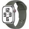 SRena SBC1 cinturino per cinturino apple watch 49mm 46mm 45mm 44mm 42mm 41mm 40mm 38mm ultra 2 apple watch cinturino series 10 9 8 7 6 5 4 3 2 1 originale acciaio sport in colore Verde Militare