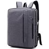 CoolBELL Borsa-Zaino Portatile Messenger Convertibile, Zaini per PC portatili con Tessuto Oxford e Tracolla per Computer Portatile da 17,3 Pollici Uomo Donna Scuola Lavoro Viaggio(Grigo)