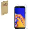 HYGMOCC Pellicola protettiva per Samsung Galaxy J4 Plus/Galaxy J4 + Pellicola protettiva in vetro temperato HD 9H Durezza Custodia Facile installazione Anti graffio Senza bolle (2 pezzi)