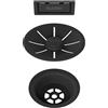 Blanco 1239975 Set Total Black per una vasca (troppopieno + piletta + tappo InFino) ***PRONTA CONSEGNA***