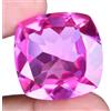 Glitzy Gems Perfetto 77,10 ct naturale Mogok rosa rubino cuscino pietra preziosa sfusa ce...
