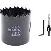 Laiwei Sega a tazza 44mm LAIWEI bi-metallo fresa a tazza circolare HSS, spessore 1,8 mm, profondità di taglio fino a 38 mm, adatto per legno, plastica, cartongesso e tubi metallici