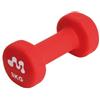 Movi Fitness Manubrio in Neoprene da 3 kg, colore rosso