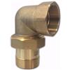 BOCCHETTONE M/F CURVO IN OTTONE CON O-RING