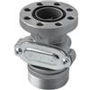 PIUSI DRUM CONNECTOR 2"BSP VALV. + FLANGIA
