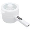 Fockety Pentola Elettrica Elettrica, 600 W 1,8 L Cuocispaghetti Multifunzione Non Appiccicoso Manico Lungo Pentola Portatile per Cucinare, Cottura Efficiente Mini Fornello Elettrico per