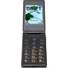 Estink Telefono Cellulare a Pulsanti Grandi per Anziani, Telefono a Conchiglia 2G a Doppio Schermo da 3 Pollici, Versione Sbloccata, Doppia SIM Dual Standby, con Torcia a LED, per gli (Colore appannato)