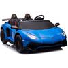 Piston Car Macchina Elettrica per Bambini Lamborghini Blu Aventador SVJ BIG Full