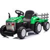 Piston Car Trattore Elettrico 12V per Bambini con telecomando Verde