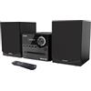 SHARP XL-B512 (BK) - Sistema audio stereo (45 Watt, radio con sintonizzatore FM, Bluetooth), colore: nero
