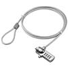 Goobay 93038 Lucchetto di Sicurezza per Notebook, Lucchetto con Combinazione Numerica A 4 Cifre