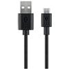 Goobay 72227 Cavo Micro USB Per Ricarica Veloce E Trasferimento Dati, Nero