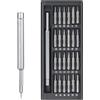 JOCXZI 25 in 1 set cacciaviti precisione- Set di Strumenti per Cacciaviti Magnetici Manuale con Scatola di Immagazzinaggio Magnetica,Portatile Kit Cacciaviti Riparazioni per Occhiali, Orologio