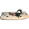 Trixie Cuscino per cani in beige con impronte di zampa