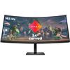 HP Inc. Monitor da gioco curvo HP OMEN 34c 86,4 cm (34 pollici) (WQHD, 1 ms, HDMI, Displ