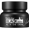 Farmstay Black Snail Crema Viso Nutriente con Estratto di Bava di Lumaca 100 g 100 g
