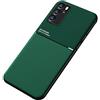 Kepuch Mowen Cover Custodia Case Piastra Metallica Incorporata per Oppo Reno 6 PRO - Verde