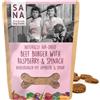 Sanadog Snack Hamburger di Manzo per Cani con Lamponi e Spinaci 100 g