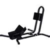 HOMCOM Blocca Ruota Moto Regolabile su 3 Livelli da 250 kg max in Metallo, 60x55x43 cm, Nero|Aosom
