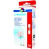 Strip adesivo sutura ferite 32x8 mm confezione da 10 pezzi - Master-aid sterigrap strip adesivo sutura ferite 32x8 mm 10 pezzi