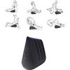 XinLace Cuscino triangolare floccato, cuscino posturale femminile, divano per assistenza alla vita