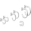 Tamaris Set orecchini TS-0022 argento, 2, Acciaio inossidabile, nessuna.