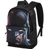 Karactermania Batman Face-Zaino HS FAN 2.2, Nero, 31 x 44 cm, Capacità 24 L
