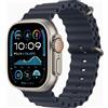 Apple Watch Ultra 2 49mm GPS+CELLULAR Cassa Titanio Cinturino Ocean Band Blu