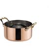 LEONE Casseruola in acciaio color rame Ø cm 12x6h