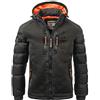 Geographical Norway Piumino Bomber Parka Outdoor Cappuccio Blu Uomo Beachwood