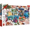 Trefl - Ricordi d'Inverno - Puzzle 1000 Pezzi - Puzzle Collage di Natale, Puzzle Fai da Te, Intrattenimento Creativo, Divertimento, Inverno, Neve, Biscotti, Puzzle Classici per Adulti e Bambini 12+