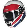 Nolan casco modulare N90-3 06 Roboto - 345 Bianco/Rosso/Blu lucido